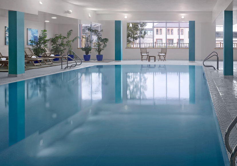 Swimming pool at Radisson Blu Hotel Athlone.