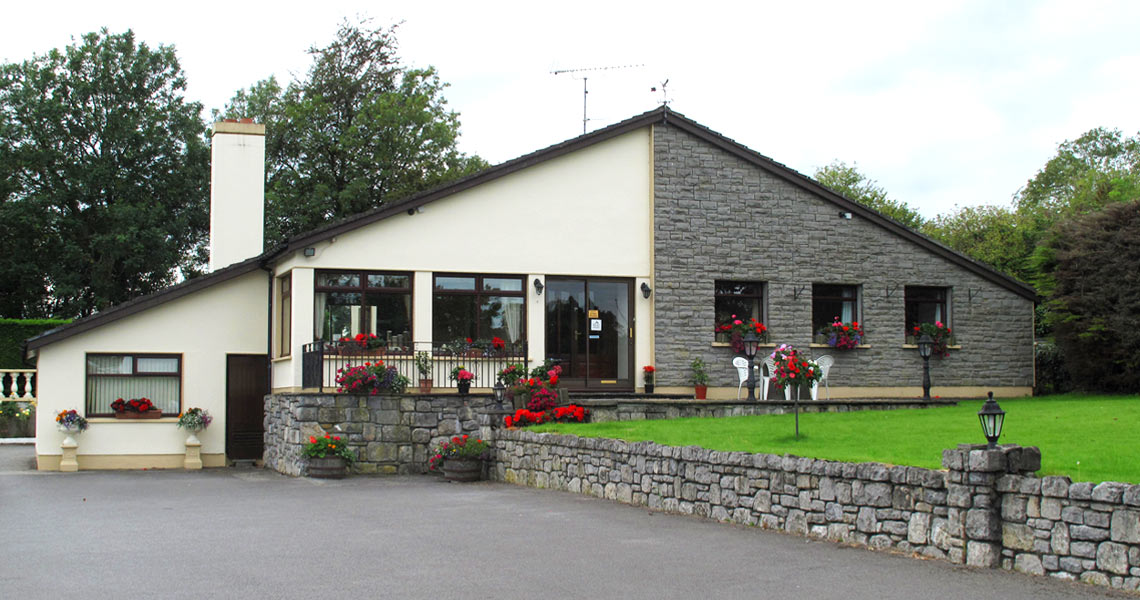 Front of Burren Lodge B&B.