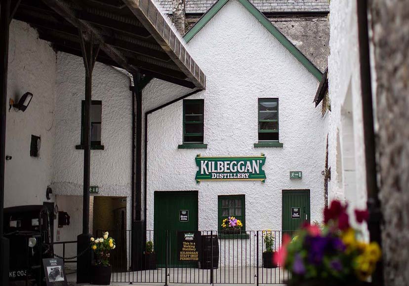 Entrance to Kilbeggan Distillery.