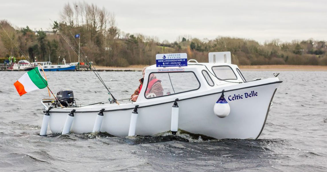 Small boat from Lakeside Day Boat Hire.