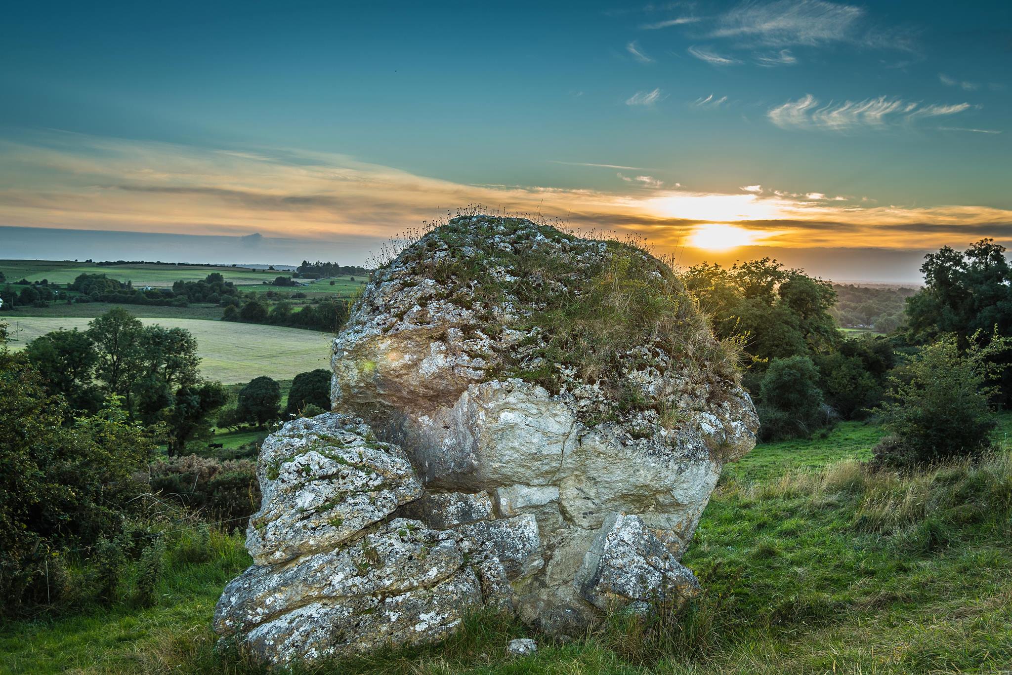 Sunset at the Hill of Uisneach