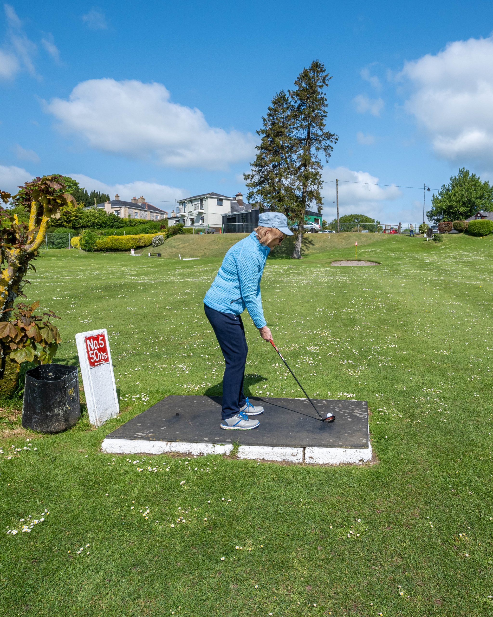 Woodview Country Club Pitch & Putt player teeing off