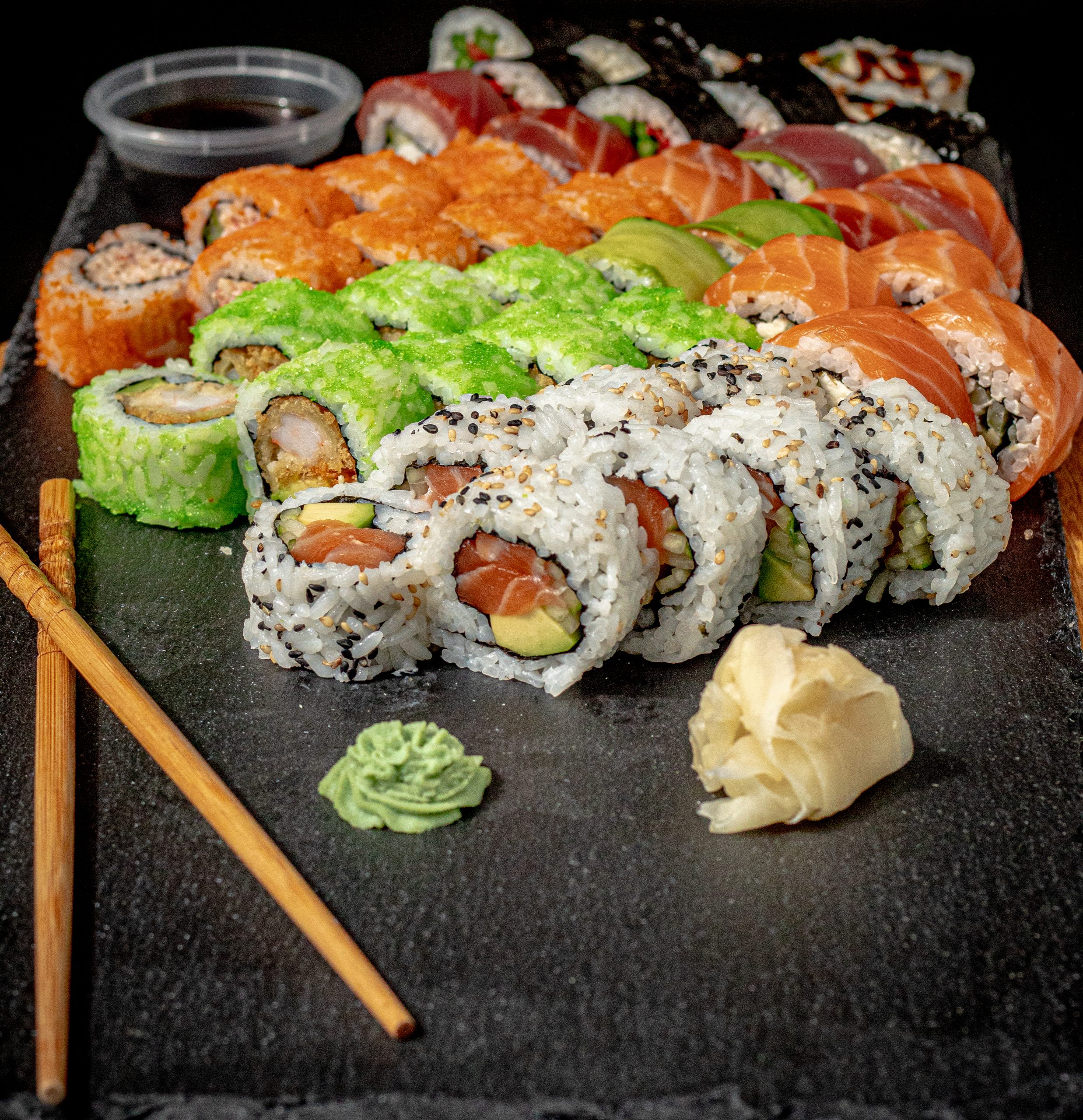 Umami Sushi rolls section