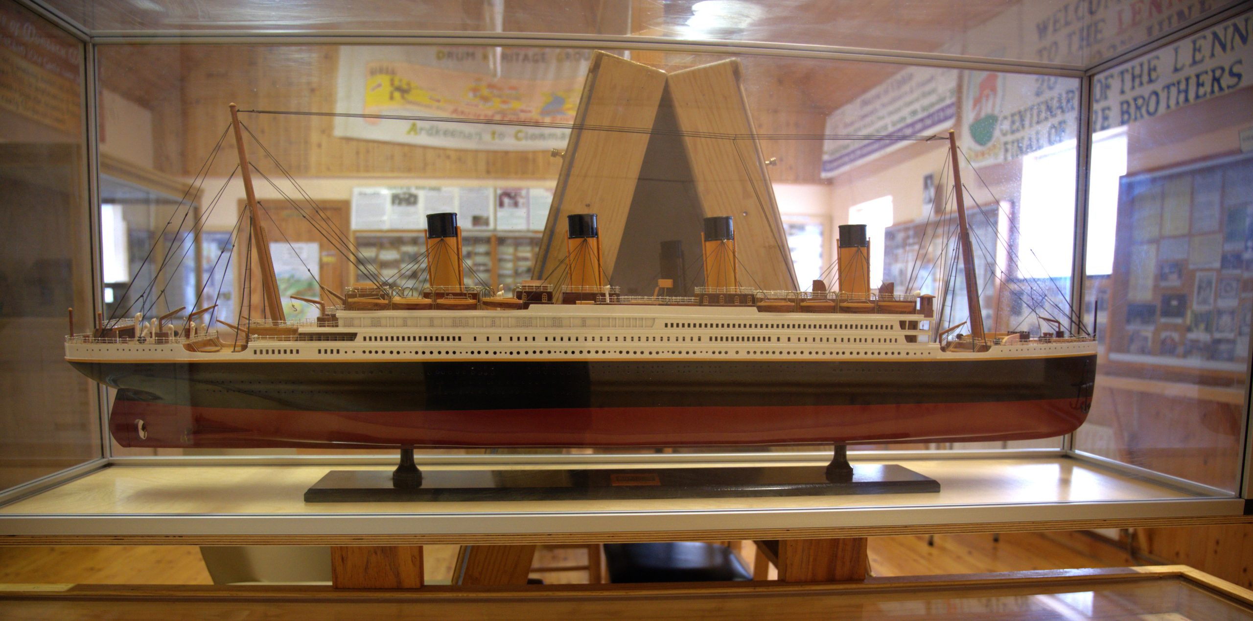 Drum Heritage Centre Titanic model