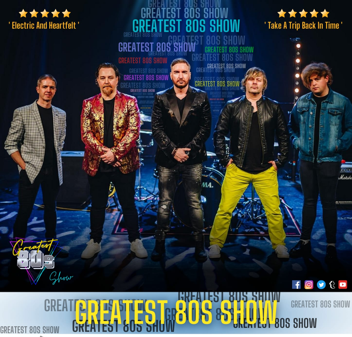 The Greatest 80s Show Dean Crowe Theatre Athlone.