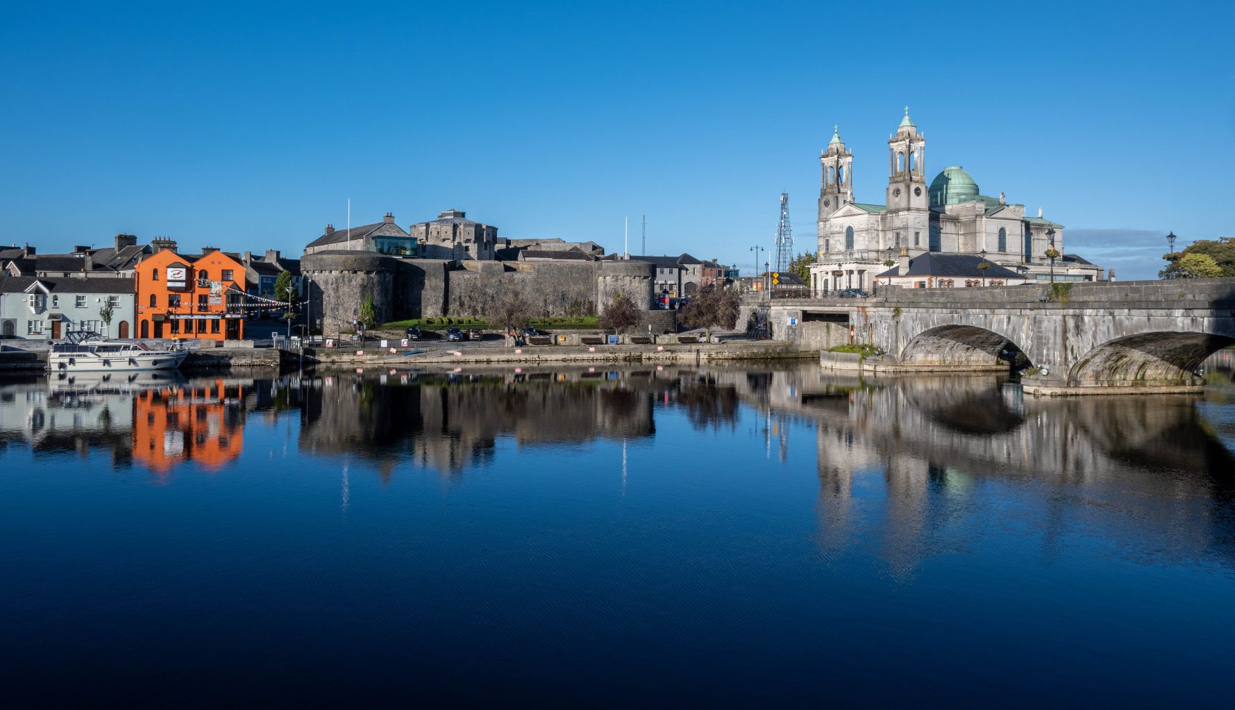 Reflections on the River Shannon in Athlone Co Westmeath
